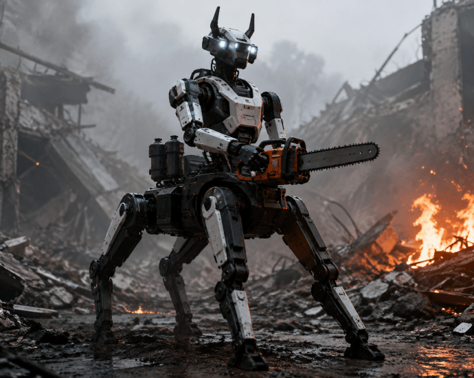 Crean un robot de cuatro patas con apariencia de centauro para intervenir en situaciones extremas Crean un robot de cuatro patas con apariencia de centauro para intervenir en situaciones extremas