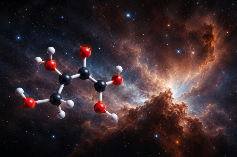 Hallan un azúcar en una nube interestelar que podría aportar nuevas claves sobre el origen de la vida