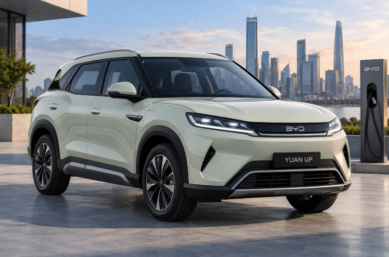 BYD actualiza el Yuan Up con hasta 501 km de autonomía y un precio desde 9.724 euros
